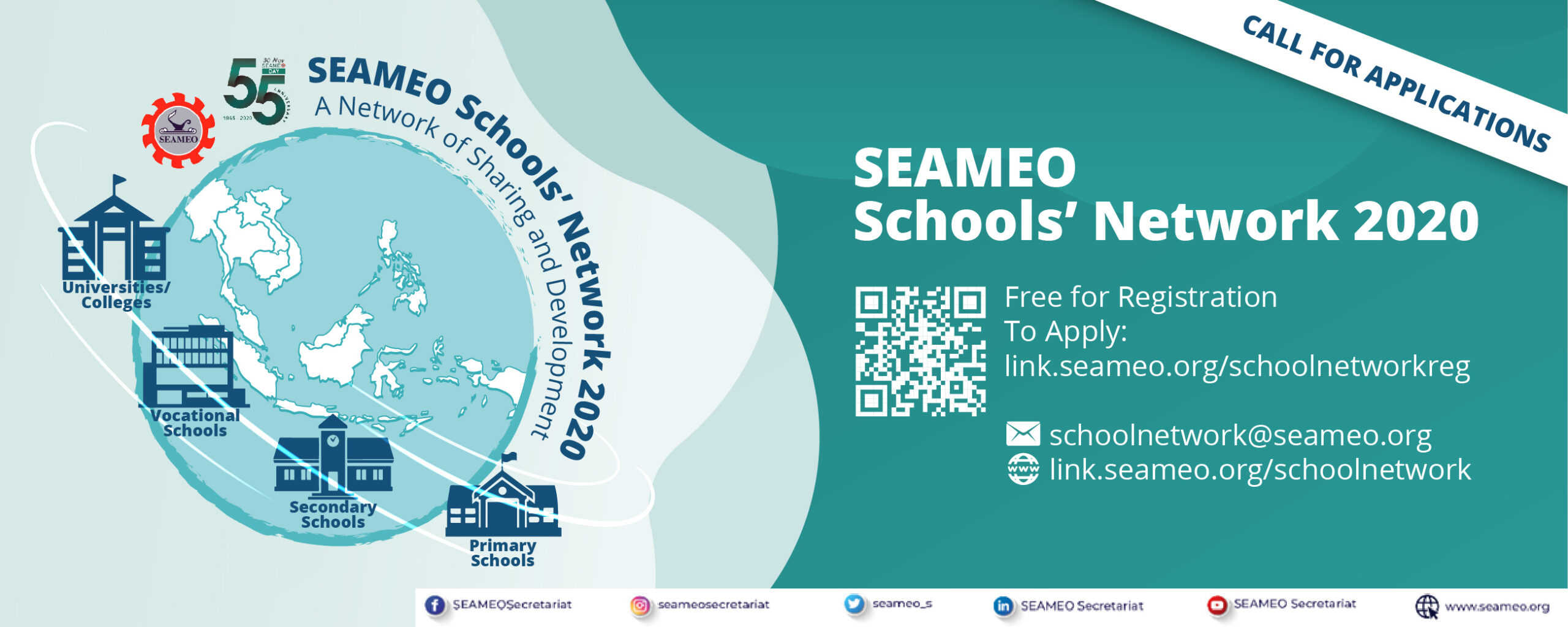 Call for Applications for the SEAMEO Schools’ Network in 2020