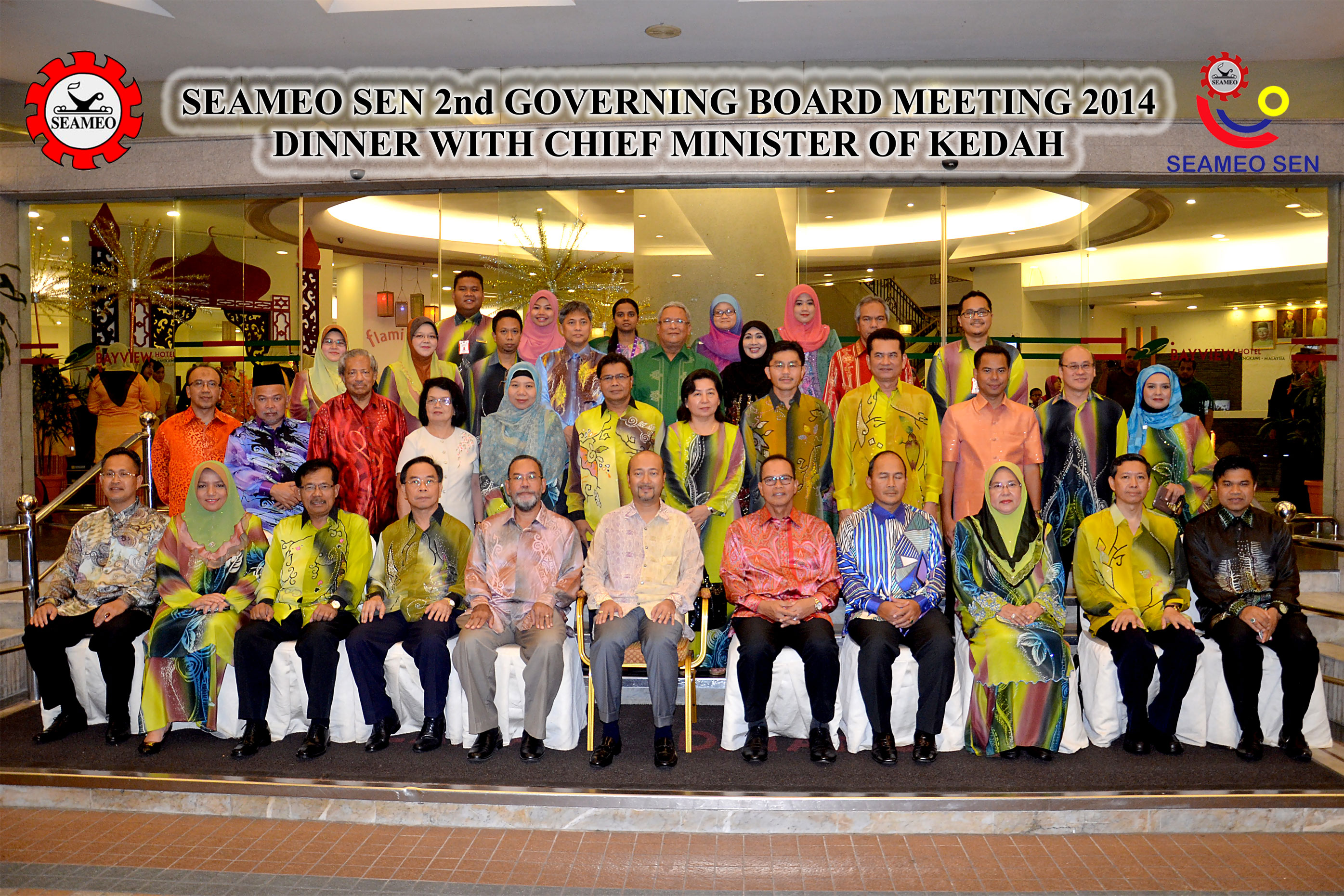 SEAMEO SEN 2nd Governing Board Member Dinner with the Chief Minister of Kedah